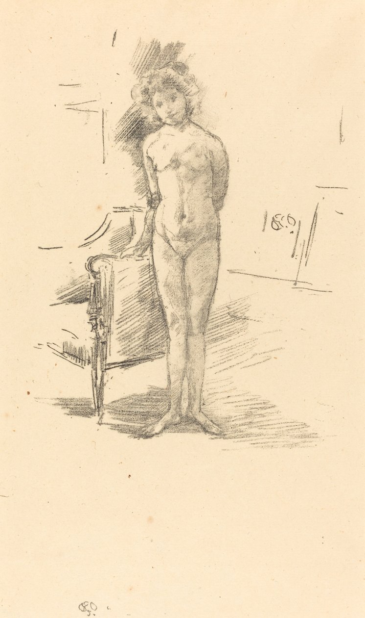Küçük Londra Modeli, 1896. by James Abbott McNeill Whistler