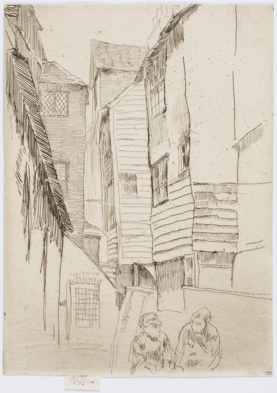 Little Smithfield, c.1877 (kağıt üzerine gravür) by James Abbott McNeill Whistler