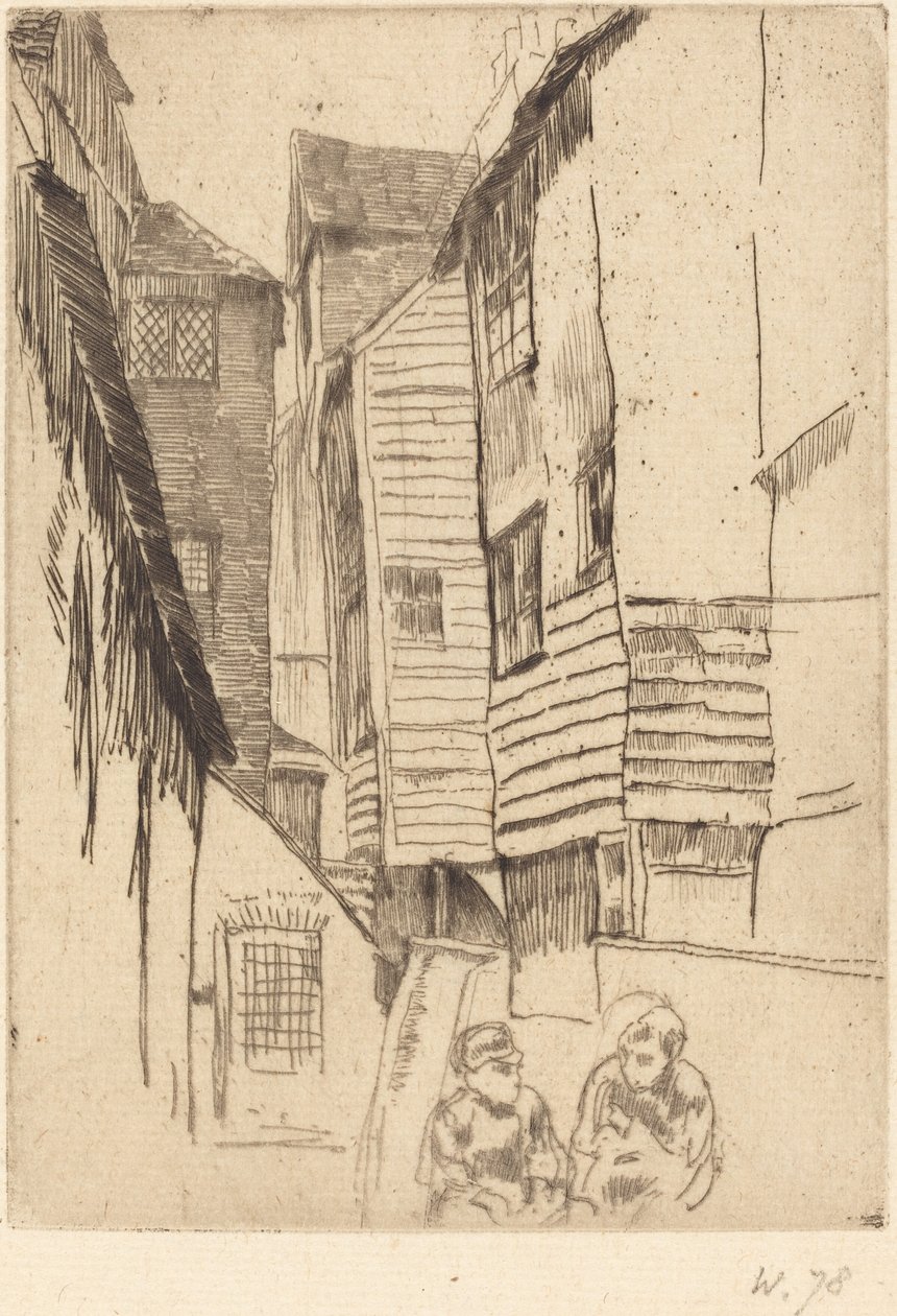 Küçük Smithfield, c. 1877. by James Abbott McNeill Whistler