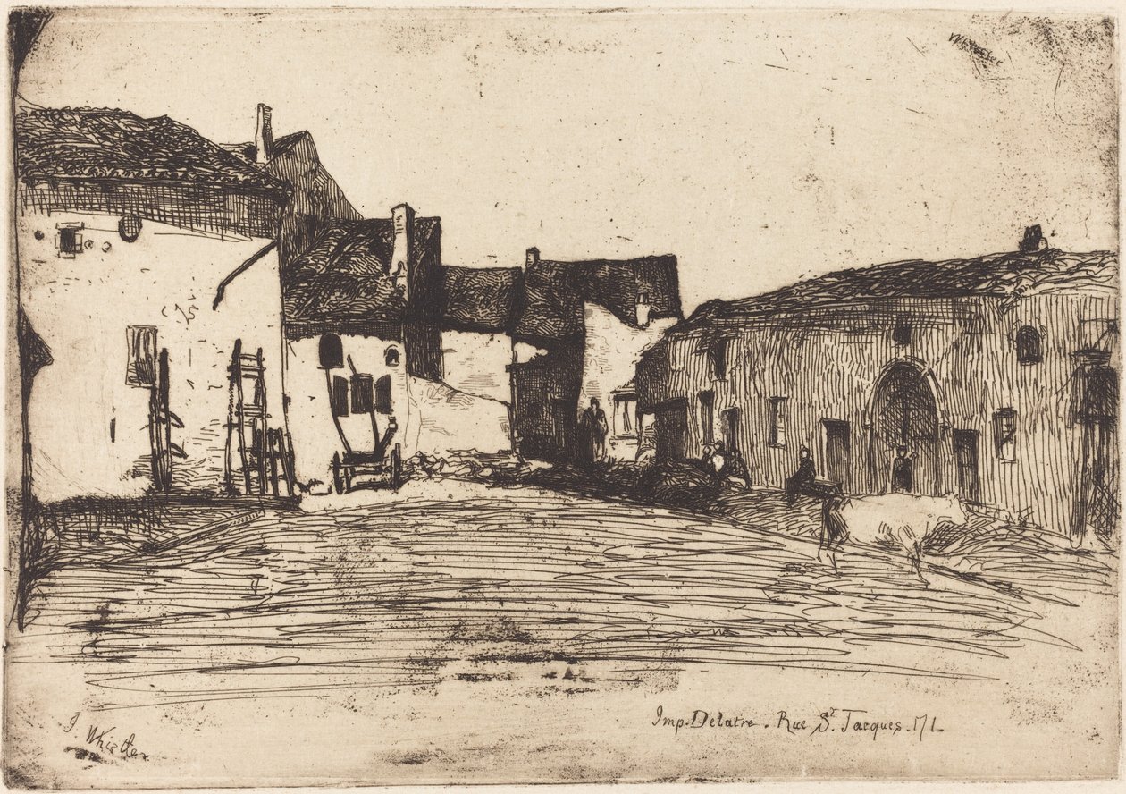 Liverdun, 1858. by James Abbott McNeill Whistler