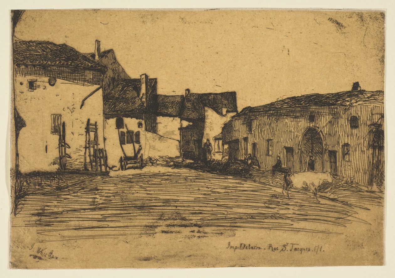 Liverdun, 1858. by James Abbott McNeill Whistler