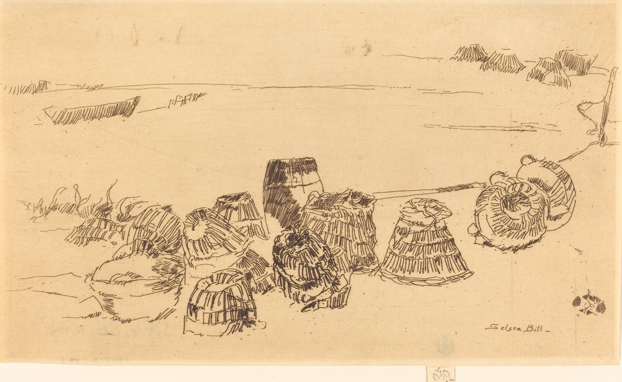 Istakoz-Tencere, c. 18801881. by James Abbott McNeill Whistler