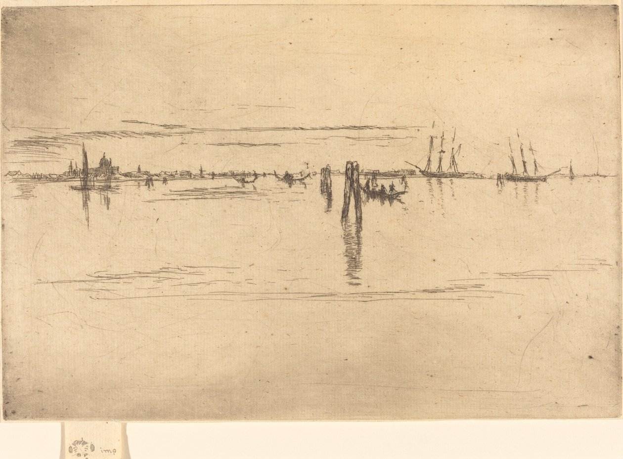 Uzun Lagün, 1880. by James Abbott McNeill Whistler