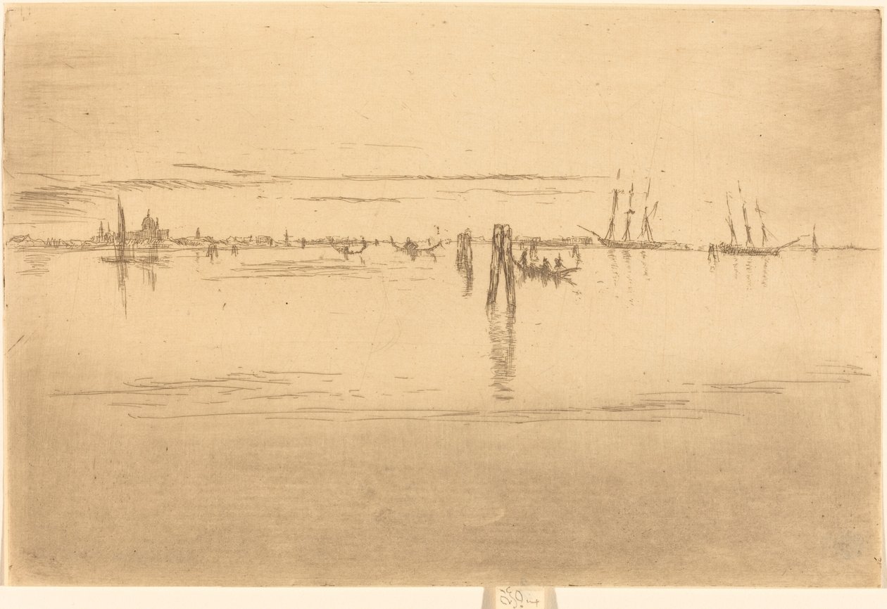 Uzun Lagün, 1880. by James Abbott McNeill Whistler