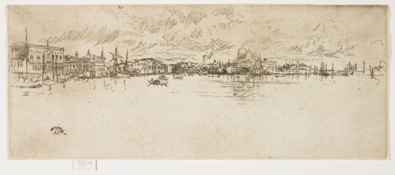 İkinci Venedik Setinden Uzun Venedik, 1879-1880 by James Abbott McNeill Whistler