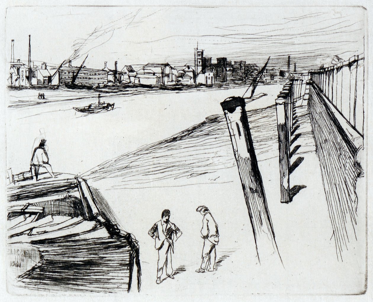değirmen bankası by James Abbott McNeill Whistler