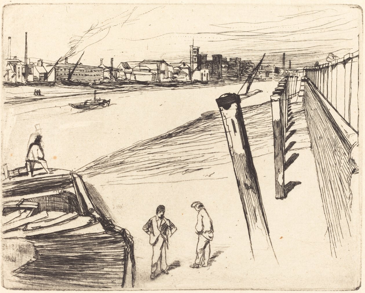 Millbank, 1861. by James Abbott McNeill Whistler