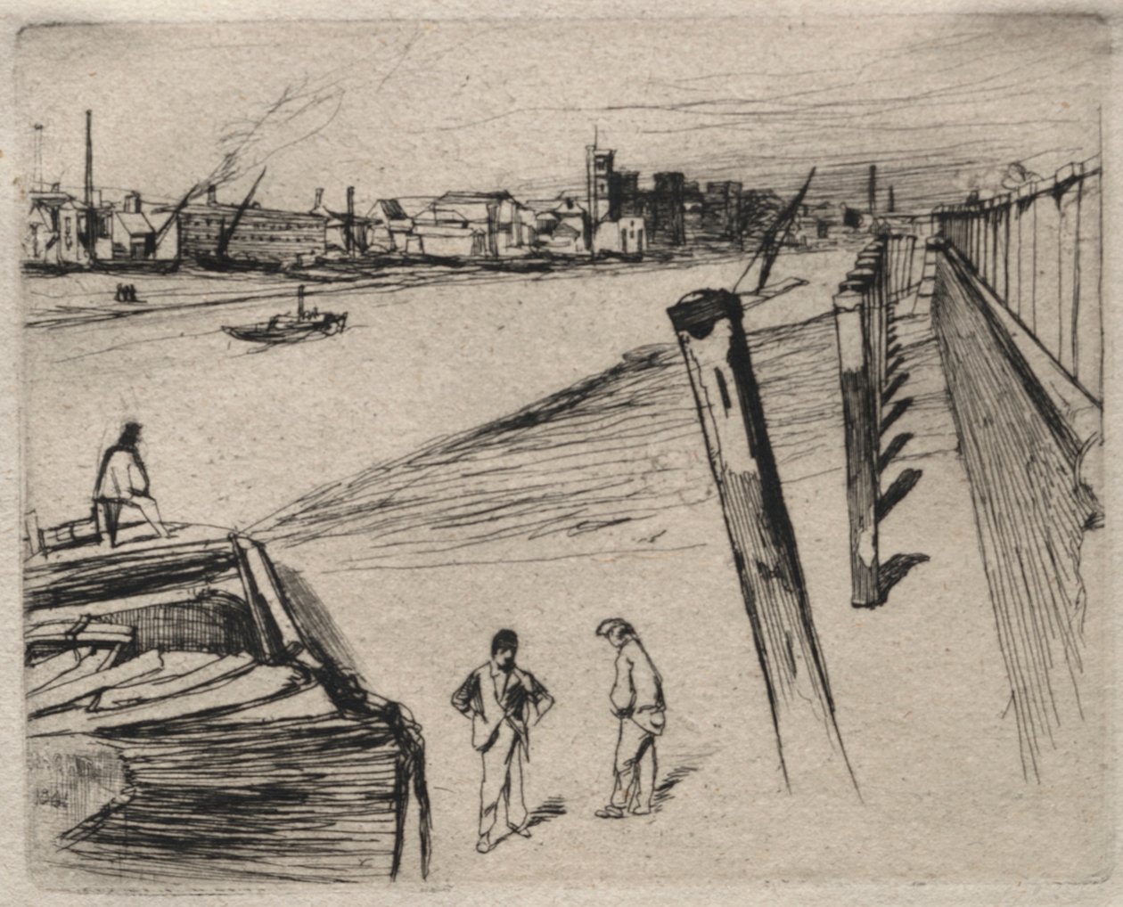 Millbank, 1861. by James Abbott McNeill Whistler
