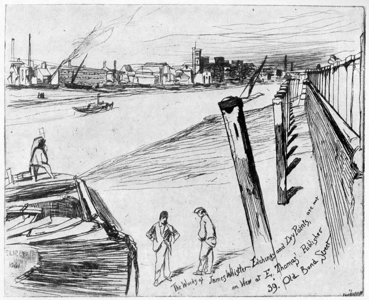 Millbank, c1860 1904. by James Abbott McNeill Whistler