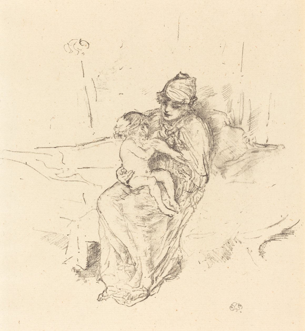 Anne ve Çocuk, No. 1, 18911895. by James Abbott McNeill Whistler