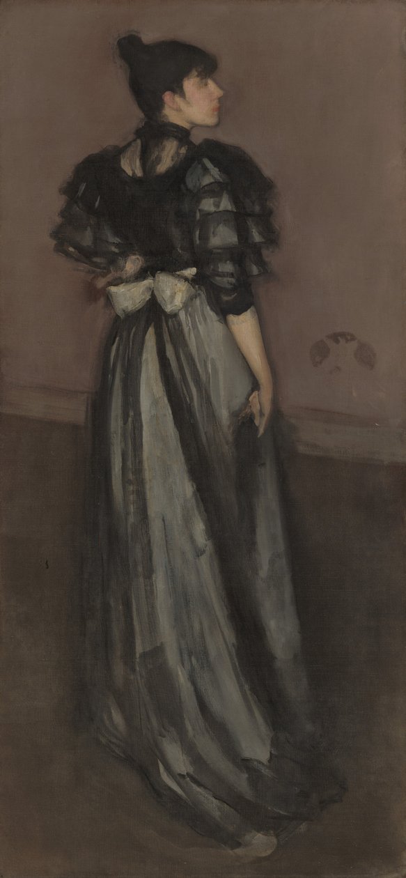 Sedef ve Gümüşün Annesi: Endülüs, 1888--1900 dolayları (tuval üzerine yağlı boya) by James Abbott McNeill Whistler