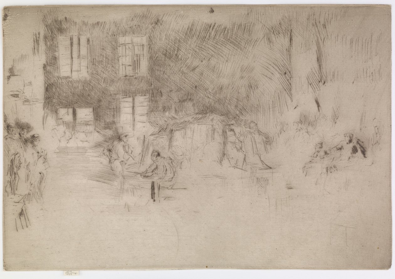 Murano-Cam Ocağı, 1879-1880. by James Abbott McNeill Whistler