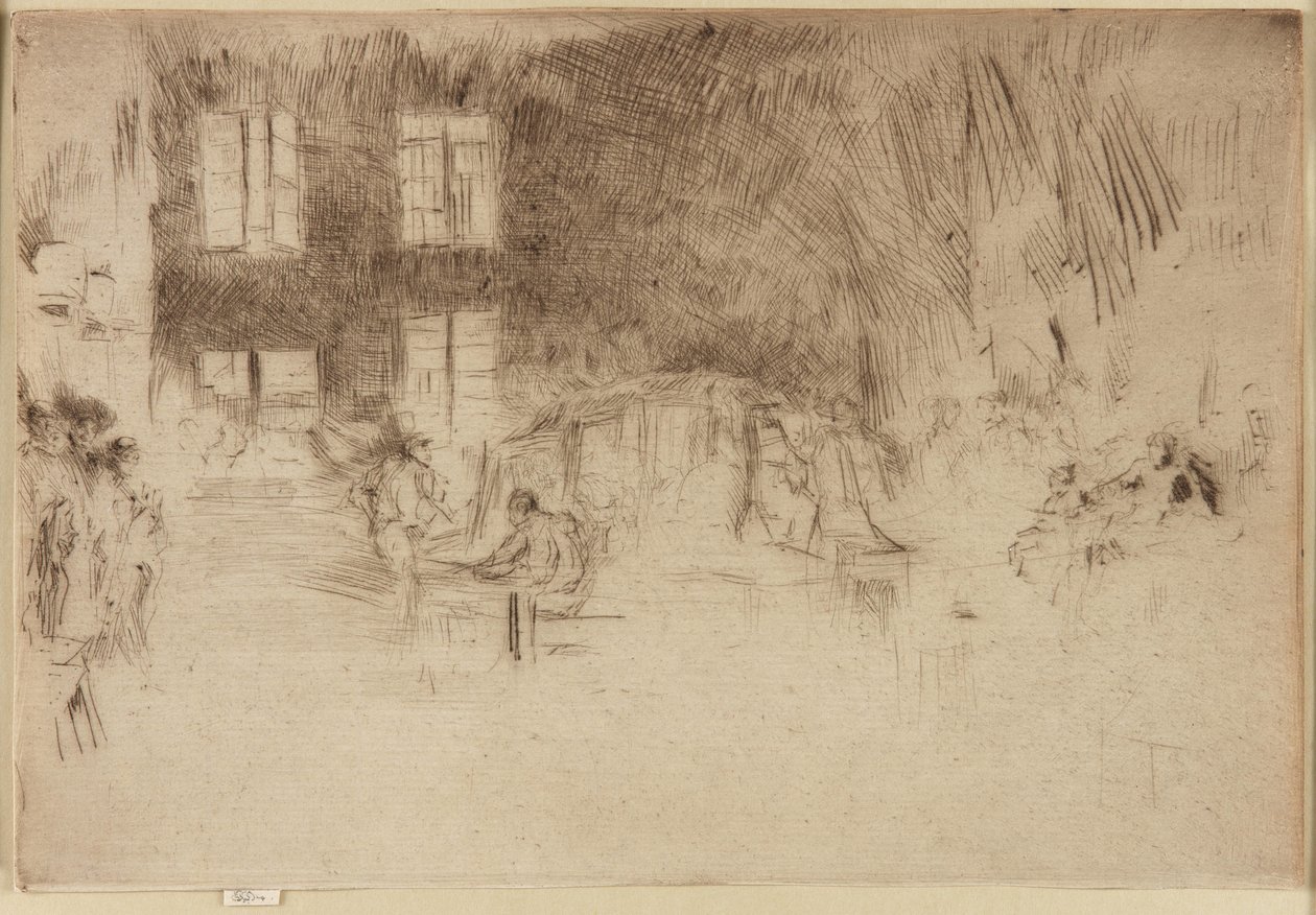 Murano-Cam Ocağı, 1879-1880. by James Abbott McNeill Whistler