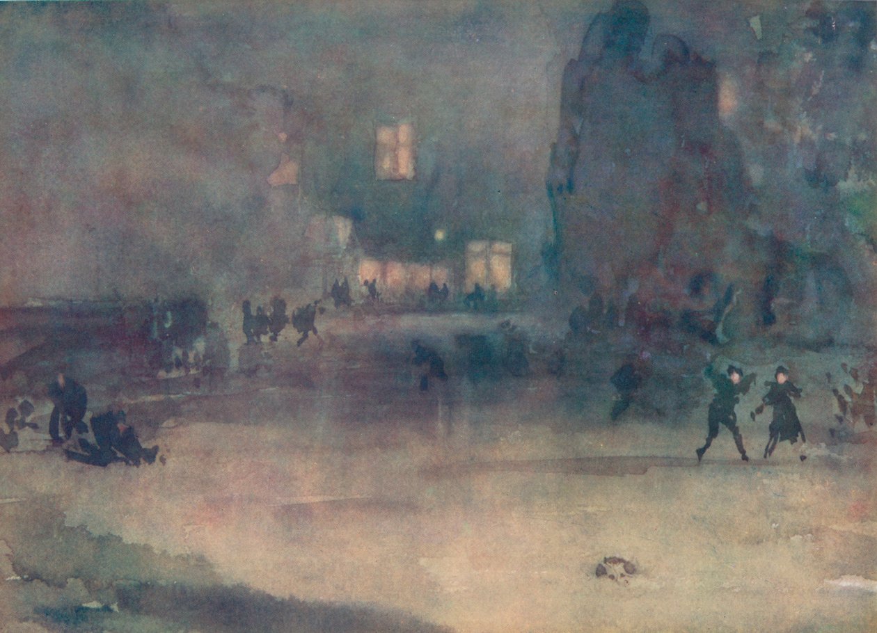 Nocturne - Karda Amsterdam, 1882, 1904 by James Abbott McNeill Whistler