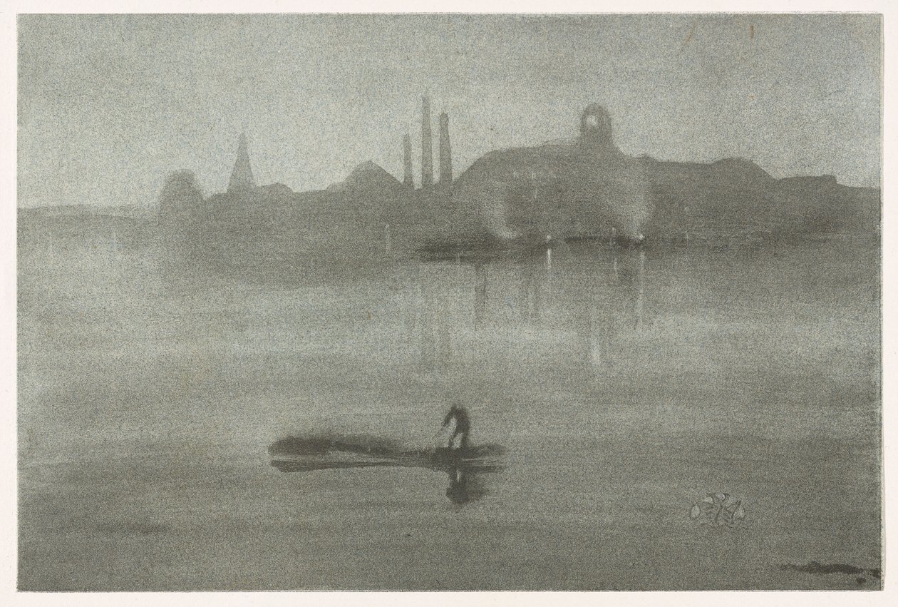 Gece, 1878. by James Abbott McNeill Whistler