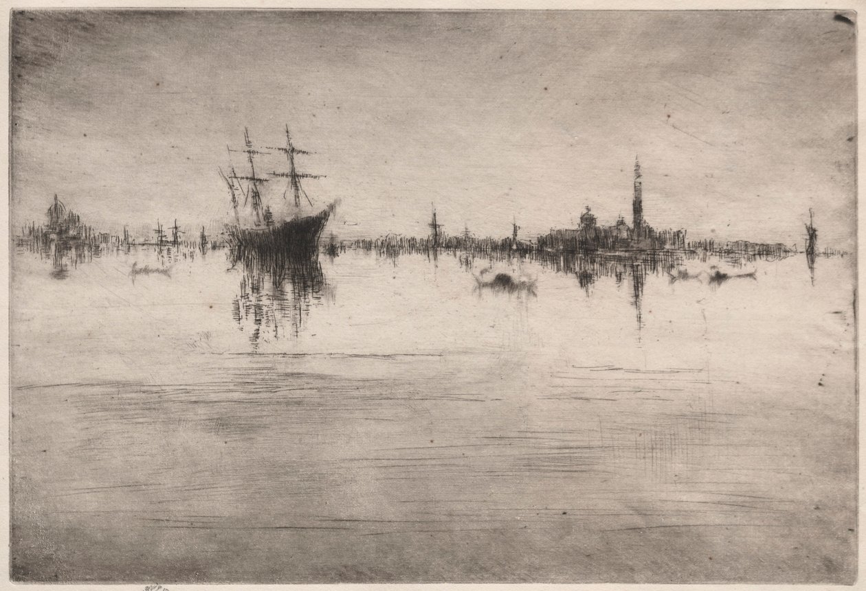 Gece, 1879-1880. by James Abbott McNeill Whistler
