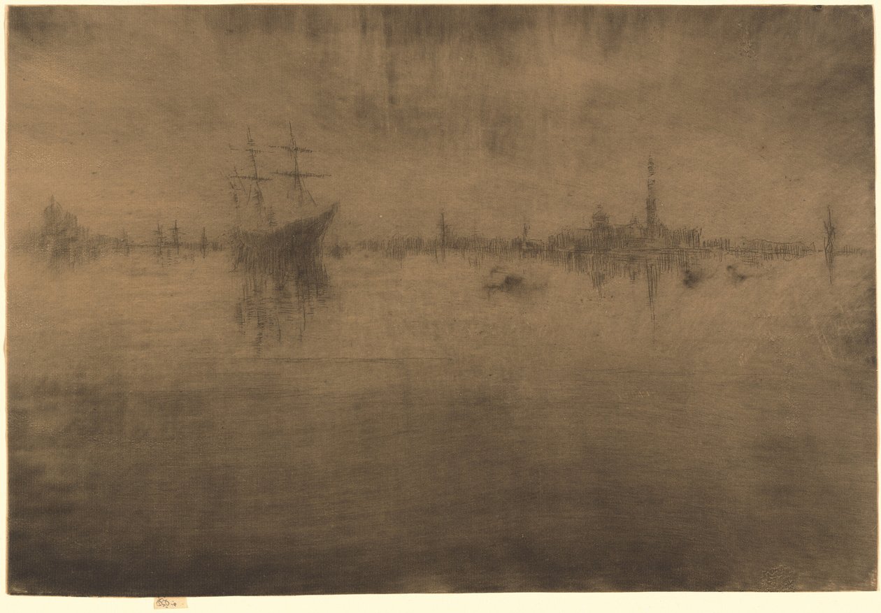 Gece, 18791880. by James Abbott McNeill Whistler