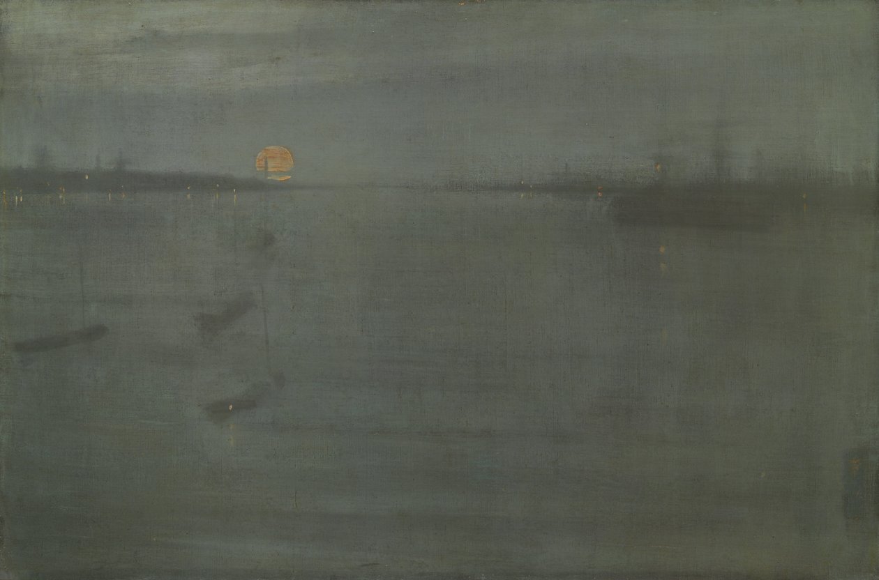 Gece: Mavi ve Altın - Southampton Su, 1872. by James Abbott McNeill Whistler