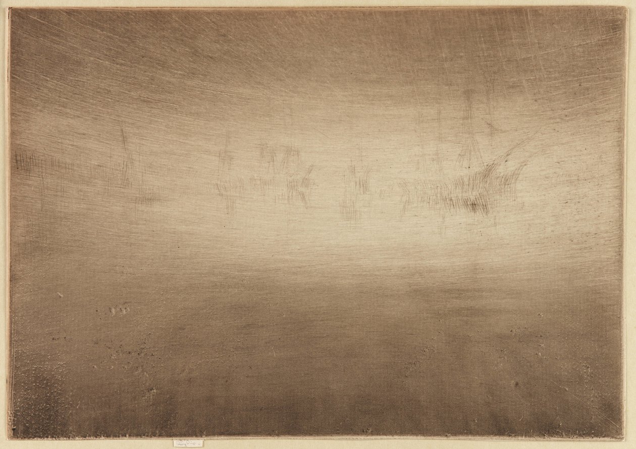 Gece Gemisi, 1879-1880. by James Abbott McNeill Whistler