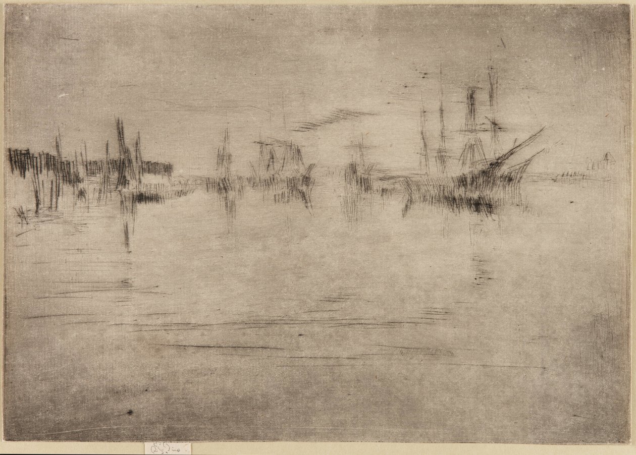 Gece Gemisi, 1879-1880. by James Abbott McNeill Whistler
