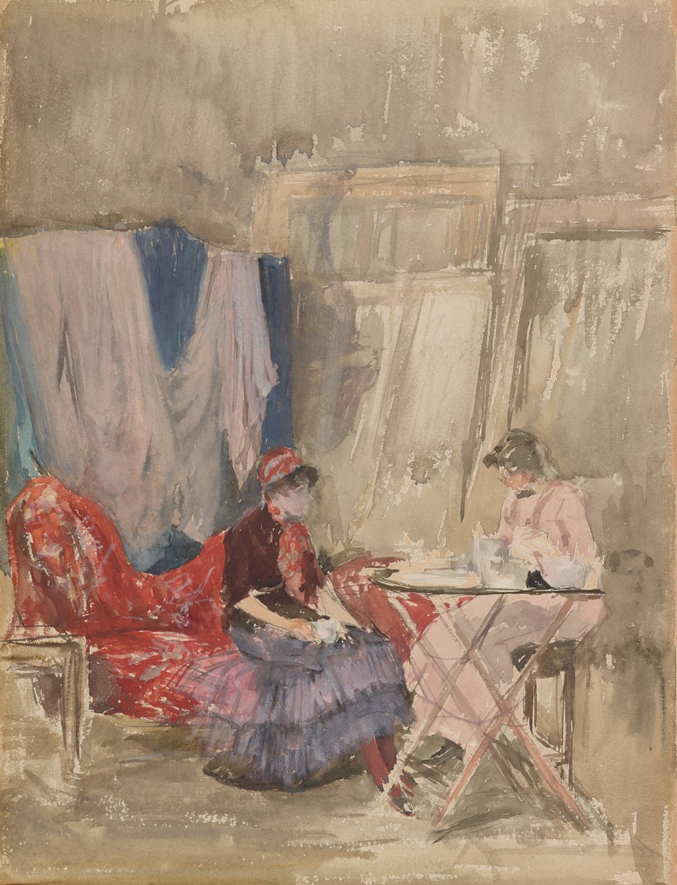 Pembe ve Mor - Stüdyo, 1883-1884