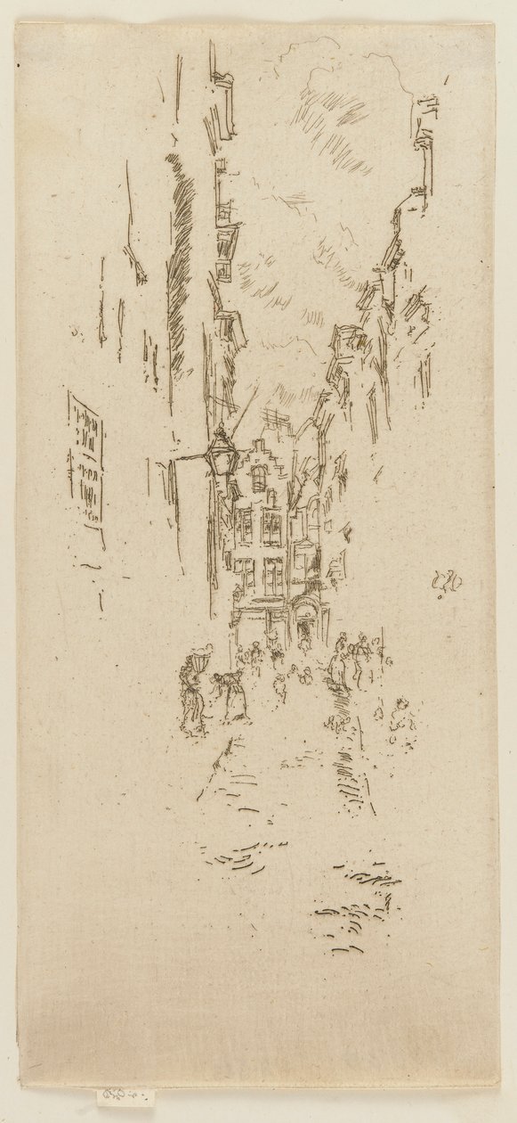 Küçük Kasaplar Sokağı, 1887. by James Abbott McNeill Whistler