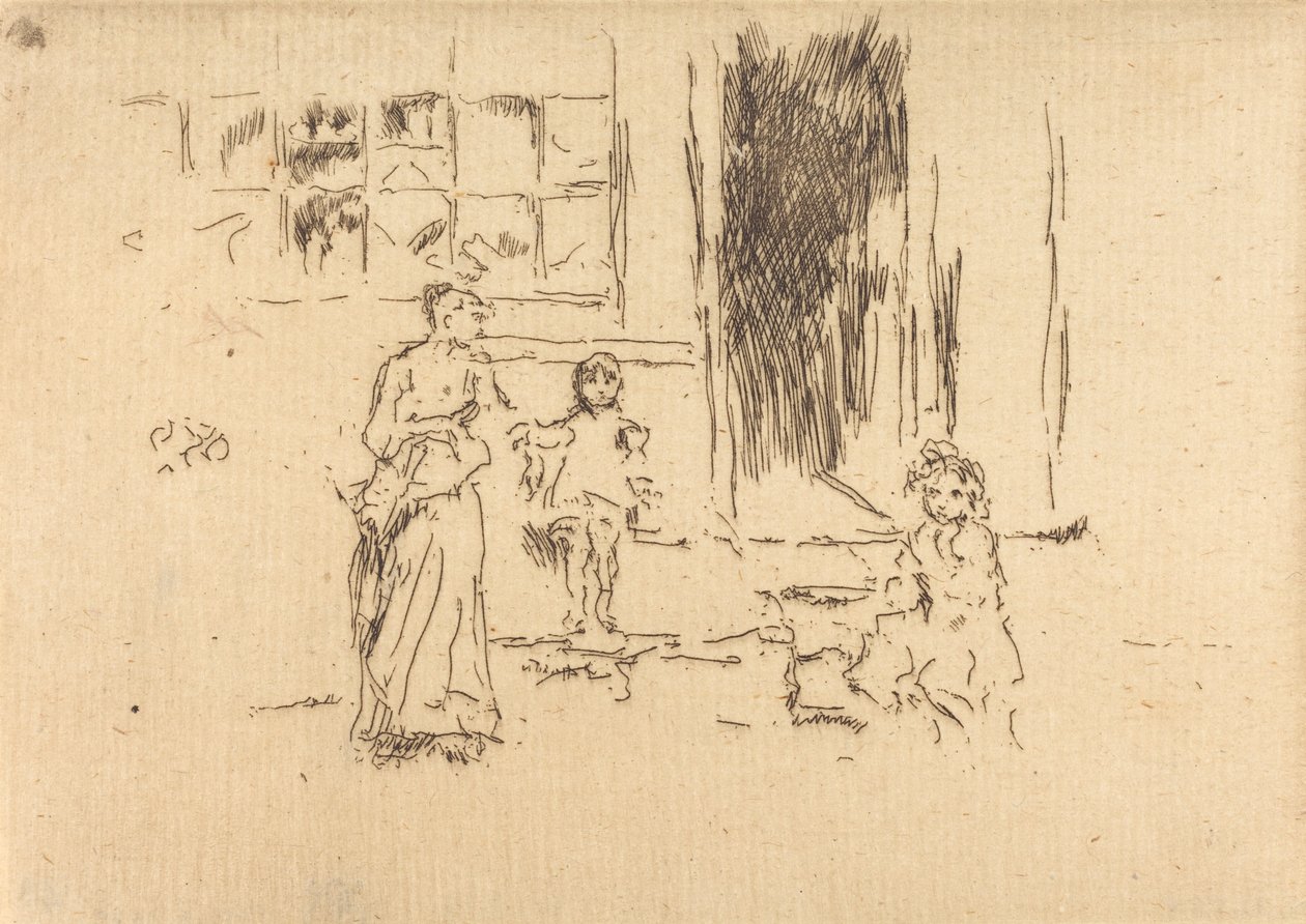 Petticoat Lane, c. 18861888. by James Abbott McNeill Whistler