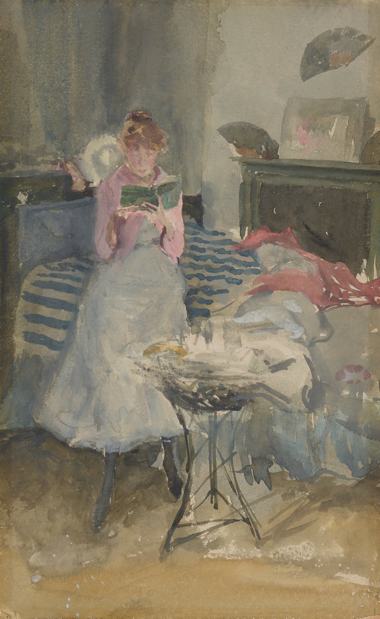 Pembe Not - Roman, 1883-1884. by James Abbott McNeill Whistler