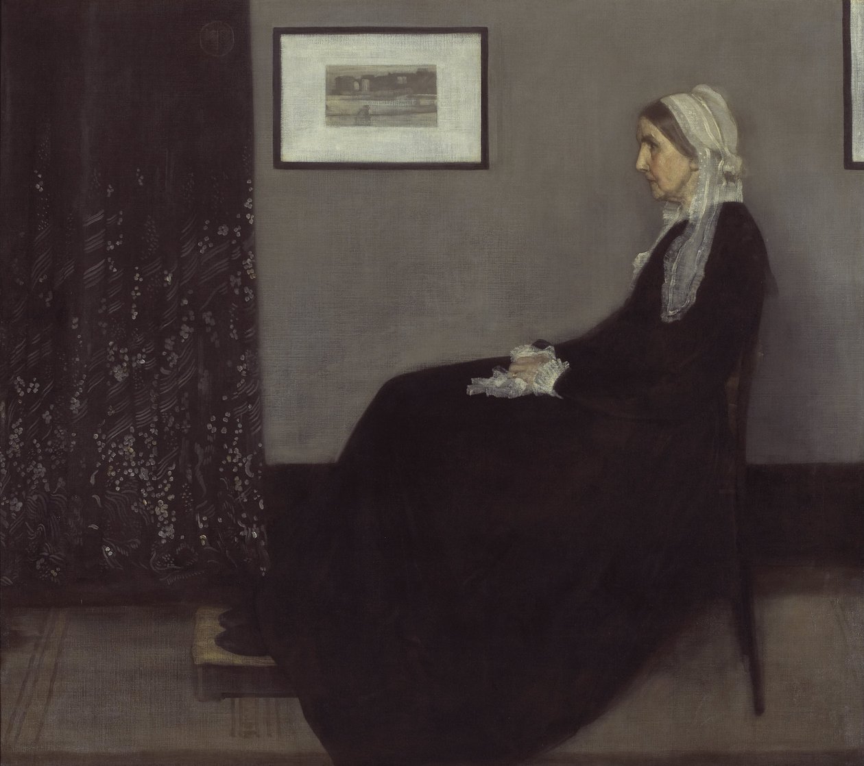 Sanatçının Annesinin Portresi by James Abbott McNeill Whistler