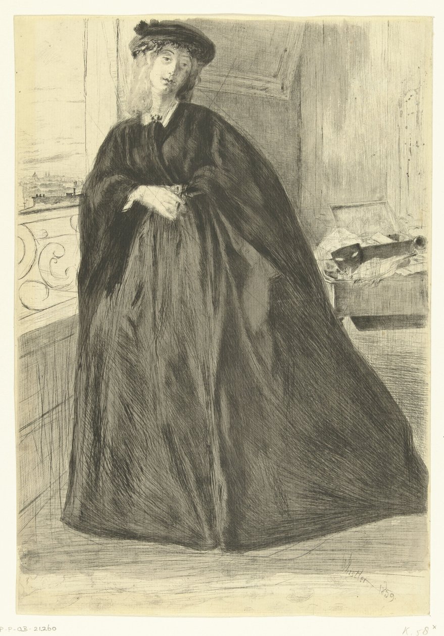 Finette portresi by James Abbott McNeill Whistler