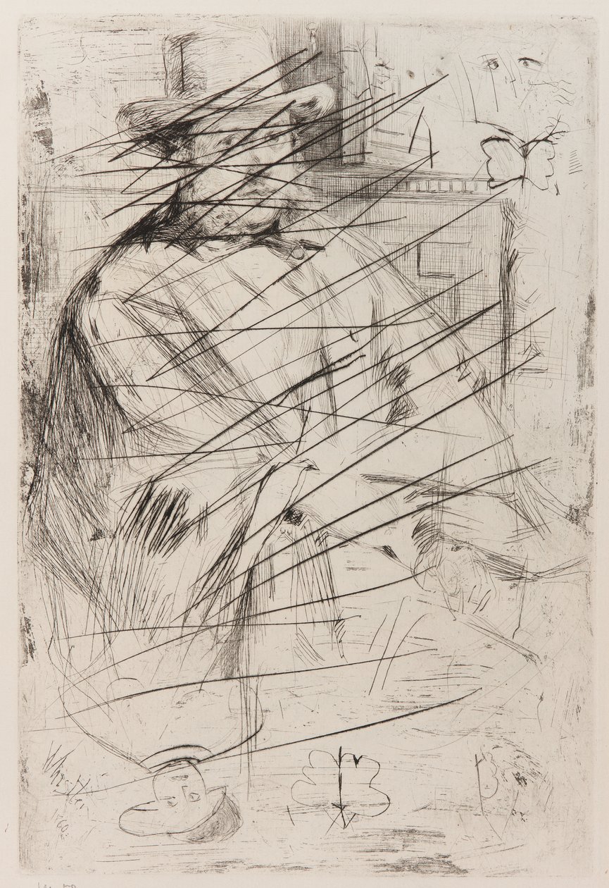 Bir adamın portresi, 1860. by James Abbott McNeill Whistler