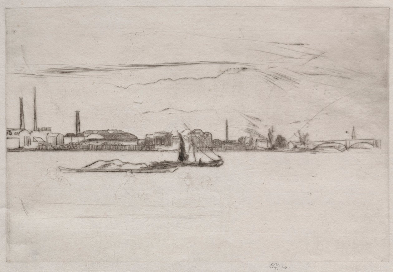 Fiyatlar Şamdanlar. by James Abbott McNeill Whistler