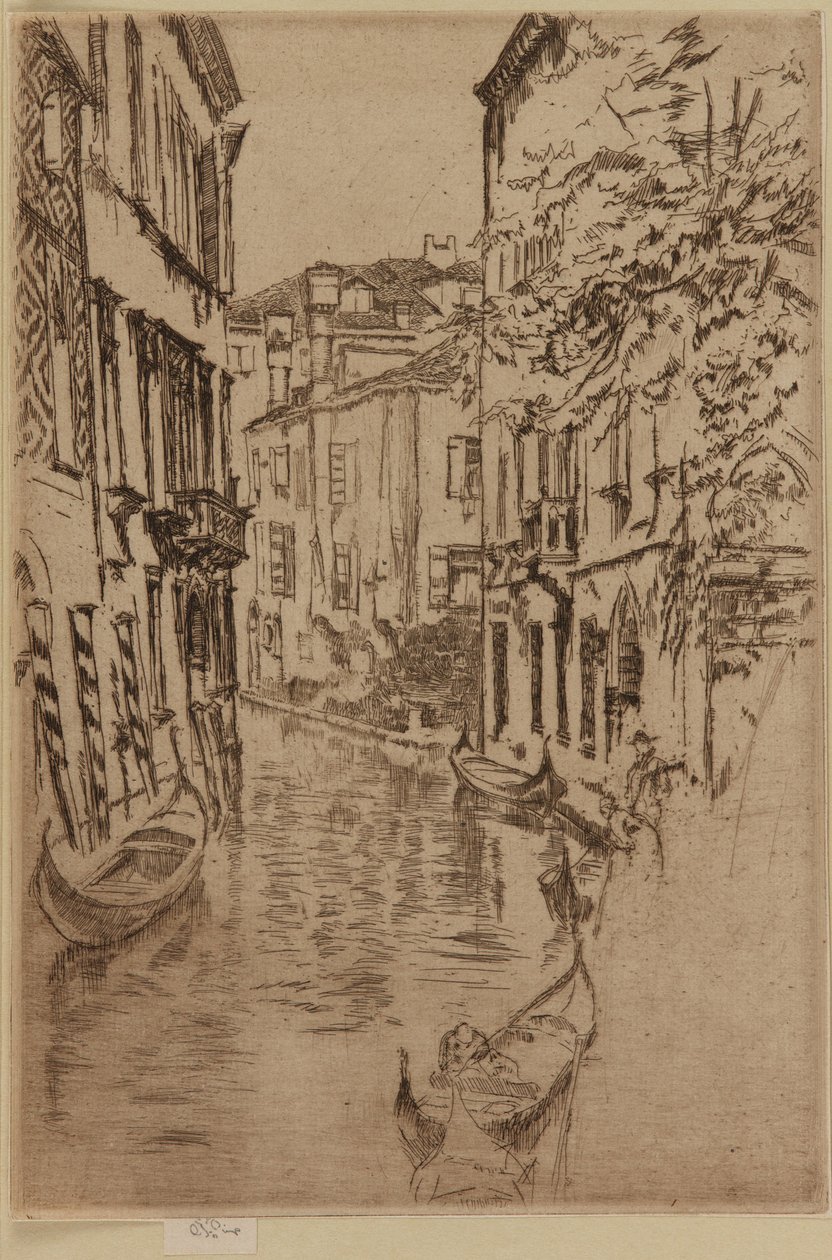 Sessiz Kanal, 1879-1880. by James Abbott McNeill Whistler
