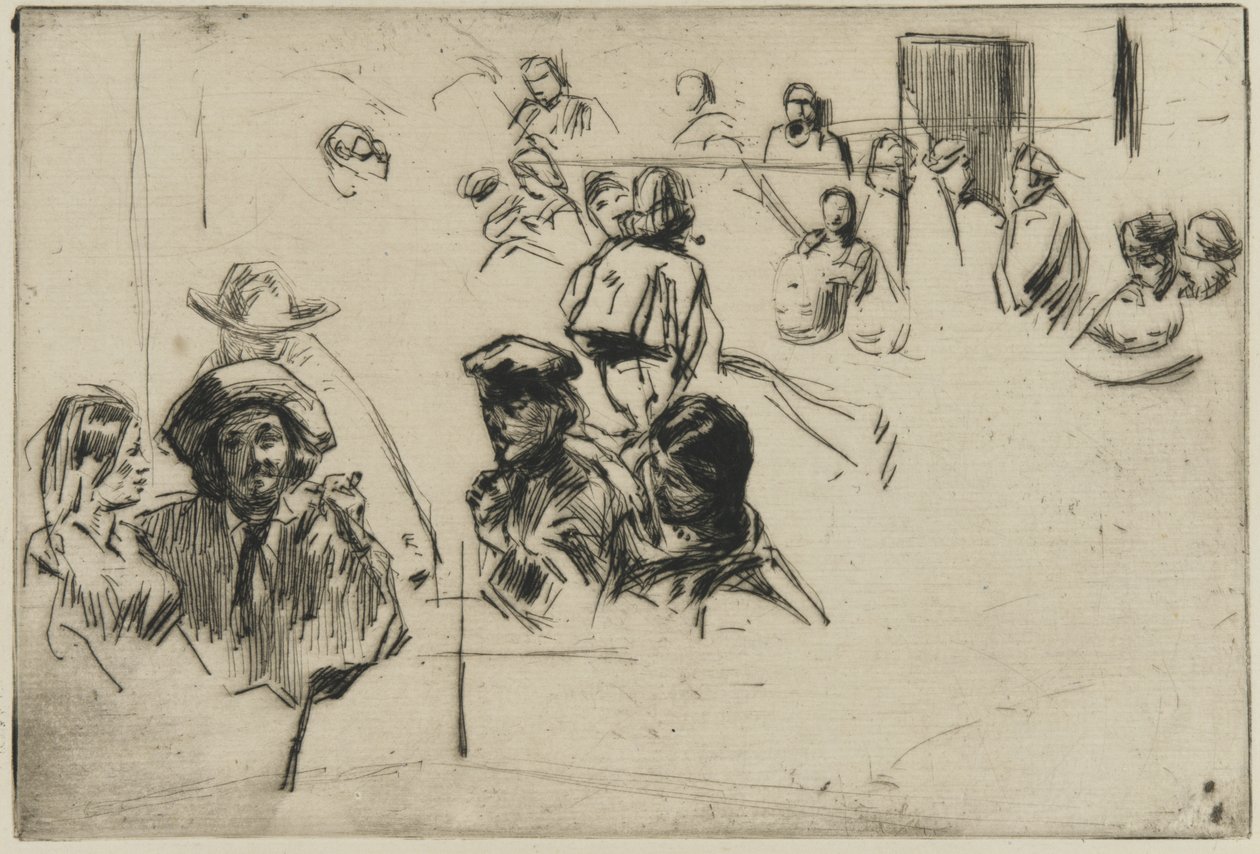 Ratcliffe Otoyolu, 1861 (kağıt üzerinde kuru nokta) by James Abbott McNeill Whistler