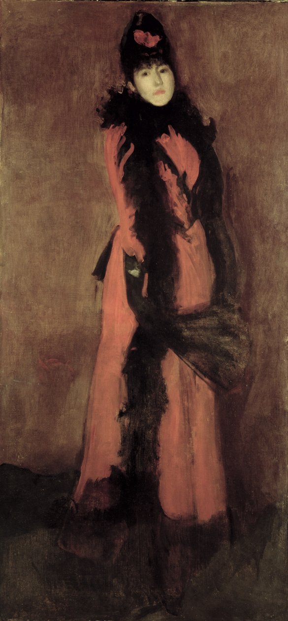 Kırmızı ve Siyah: Yelpaze, 1891-94 by James Abbott McNeill Whistler