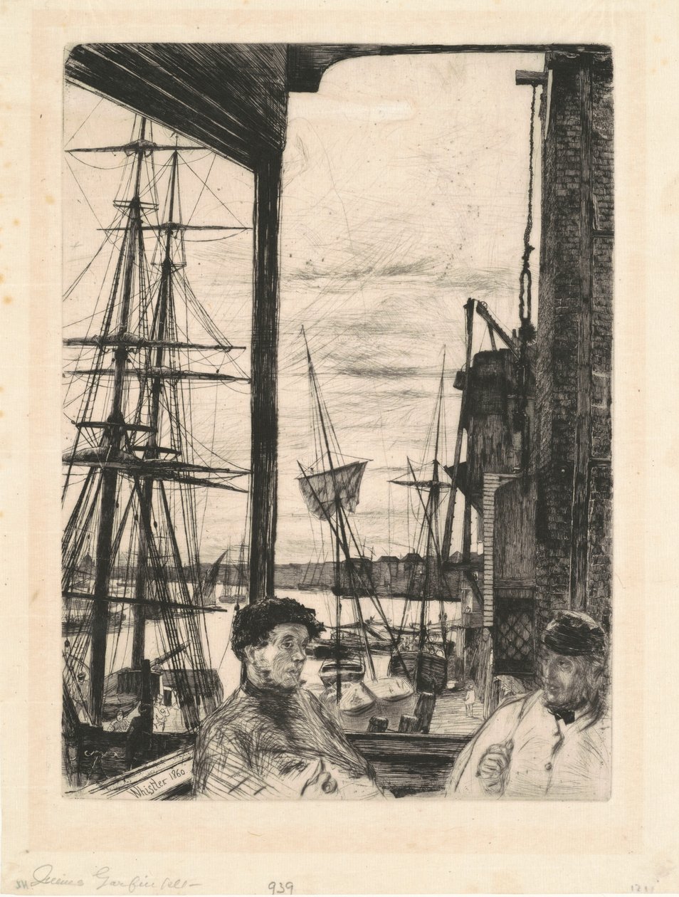 Rotherhithe, 1860. by James Abbott McNeill Whistler