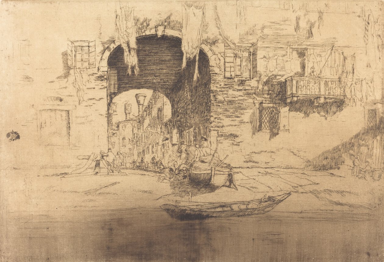 San Biagio, 18791880. by James Abbott McNeill Whistler