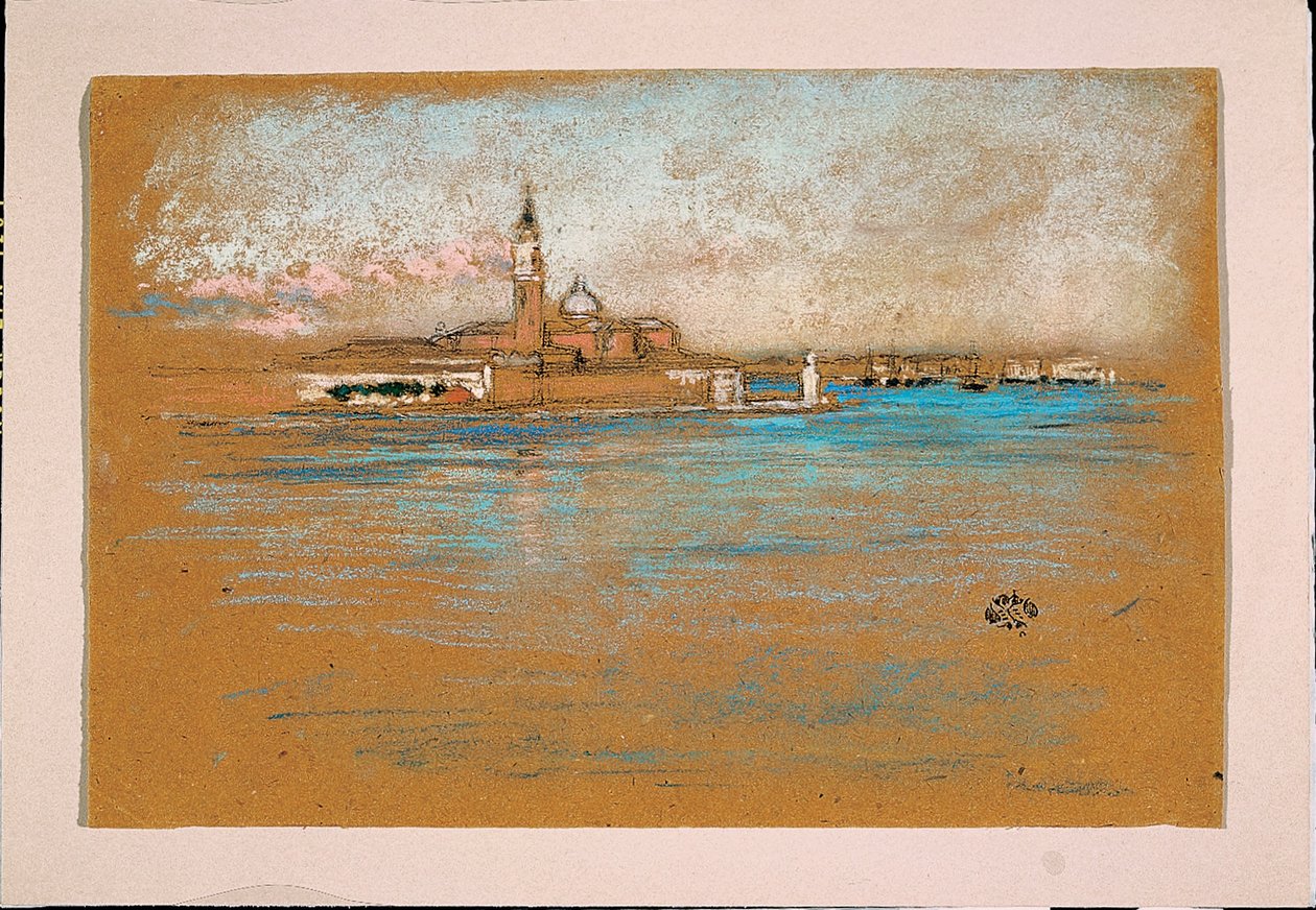 San Giorgio Maggiore, Venedik, 1880 by James Abbott McNeill Whistler