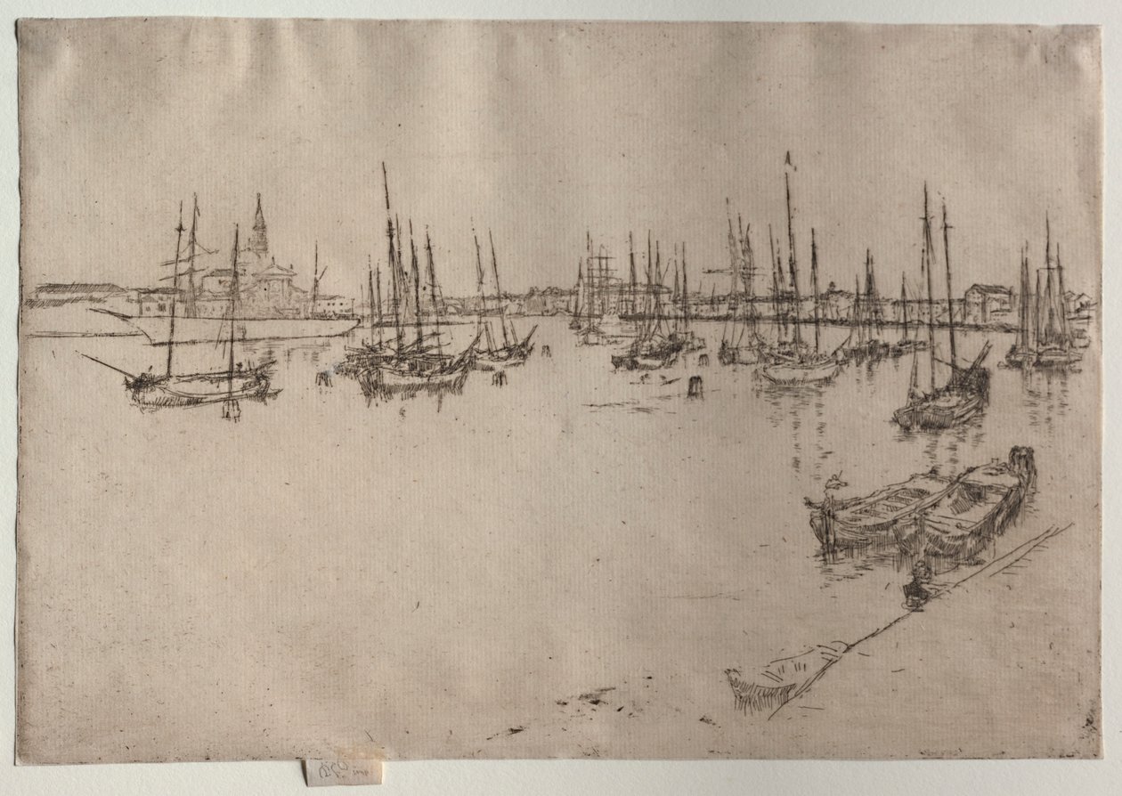 San Giorgio, Venedik, 1886. by James Abbott McNeill Whistler