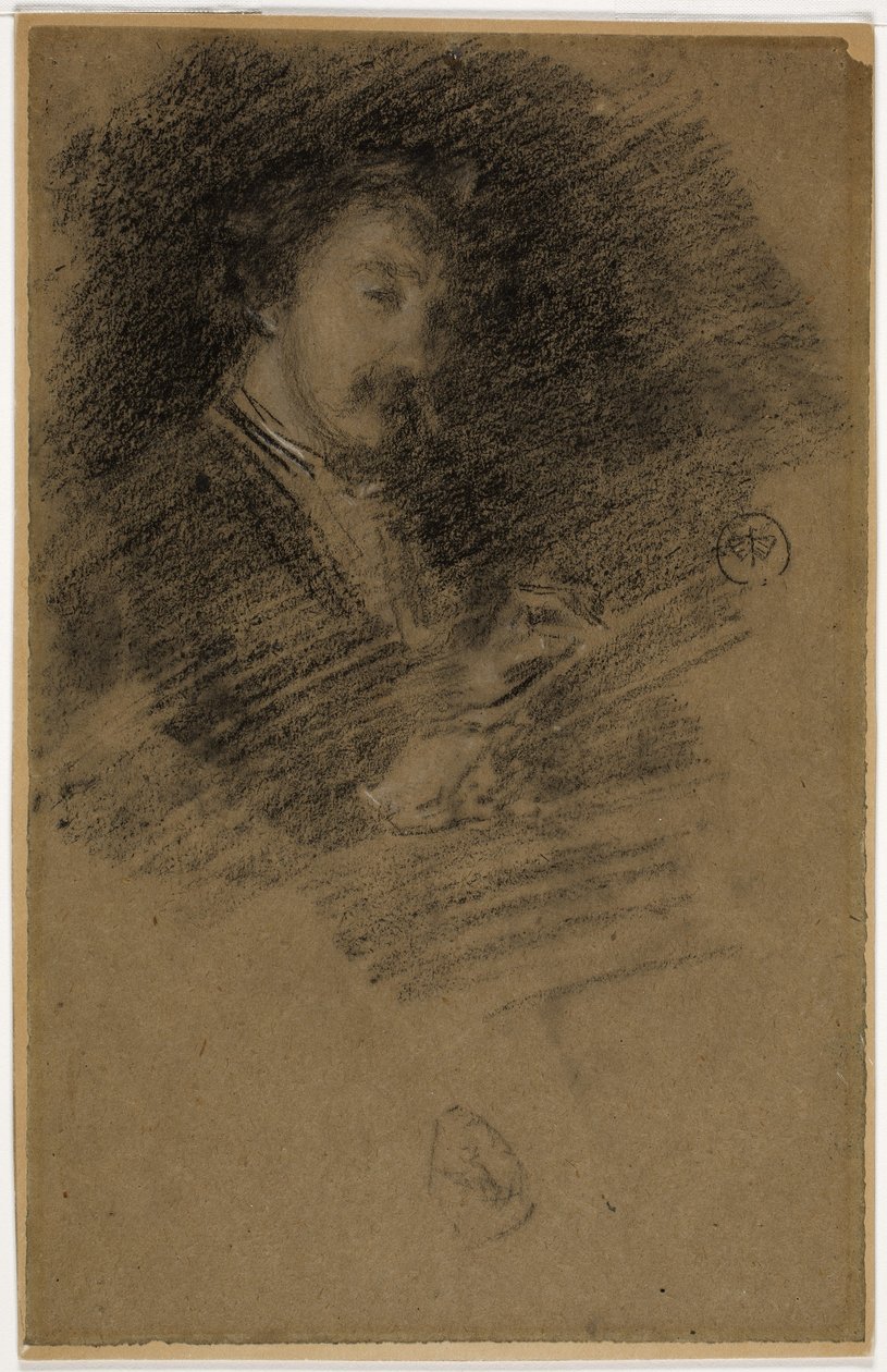Kendi portresi, 1871-73 by James Abbott McNeill Whistler