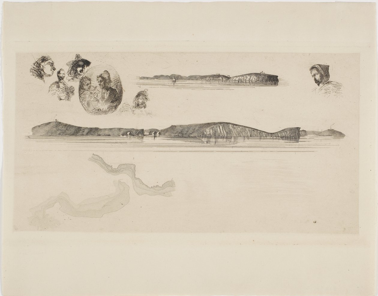 Sahil Etüt Plakası Eskizleri by James Abbott McNeill Whistler