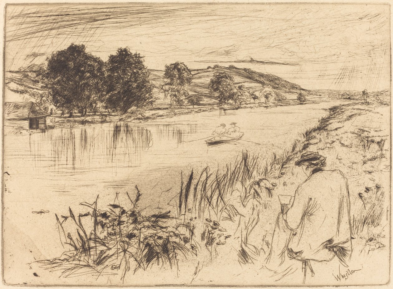 Eskiz, No.I, 1861. by James Abbott McNeill Whistler