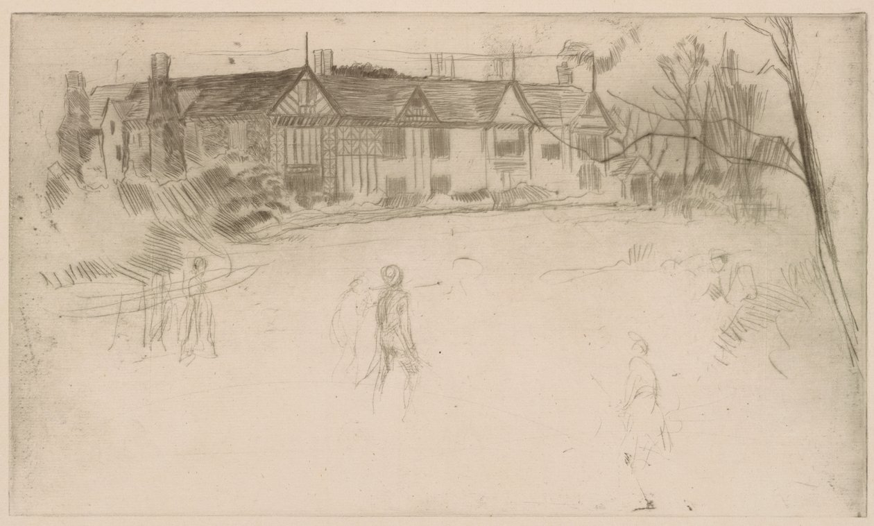 Speke Salonu, 1875. by James Abbott McNeill Whistler