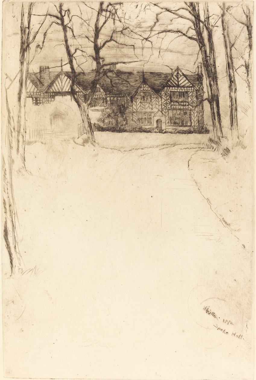 Speke Salonu, No.1, 1870. by James Abbott McNeill Whistler