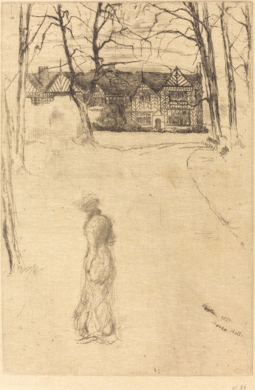 Speke Salonu, No.1, 1870. by James Abbott McNeill Whistler
