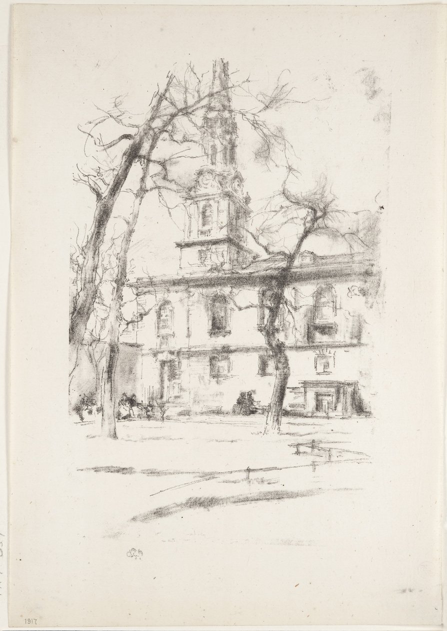 St. Giles-in-the-Fields, 1896 by James Abbott McNeill Whistler