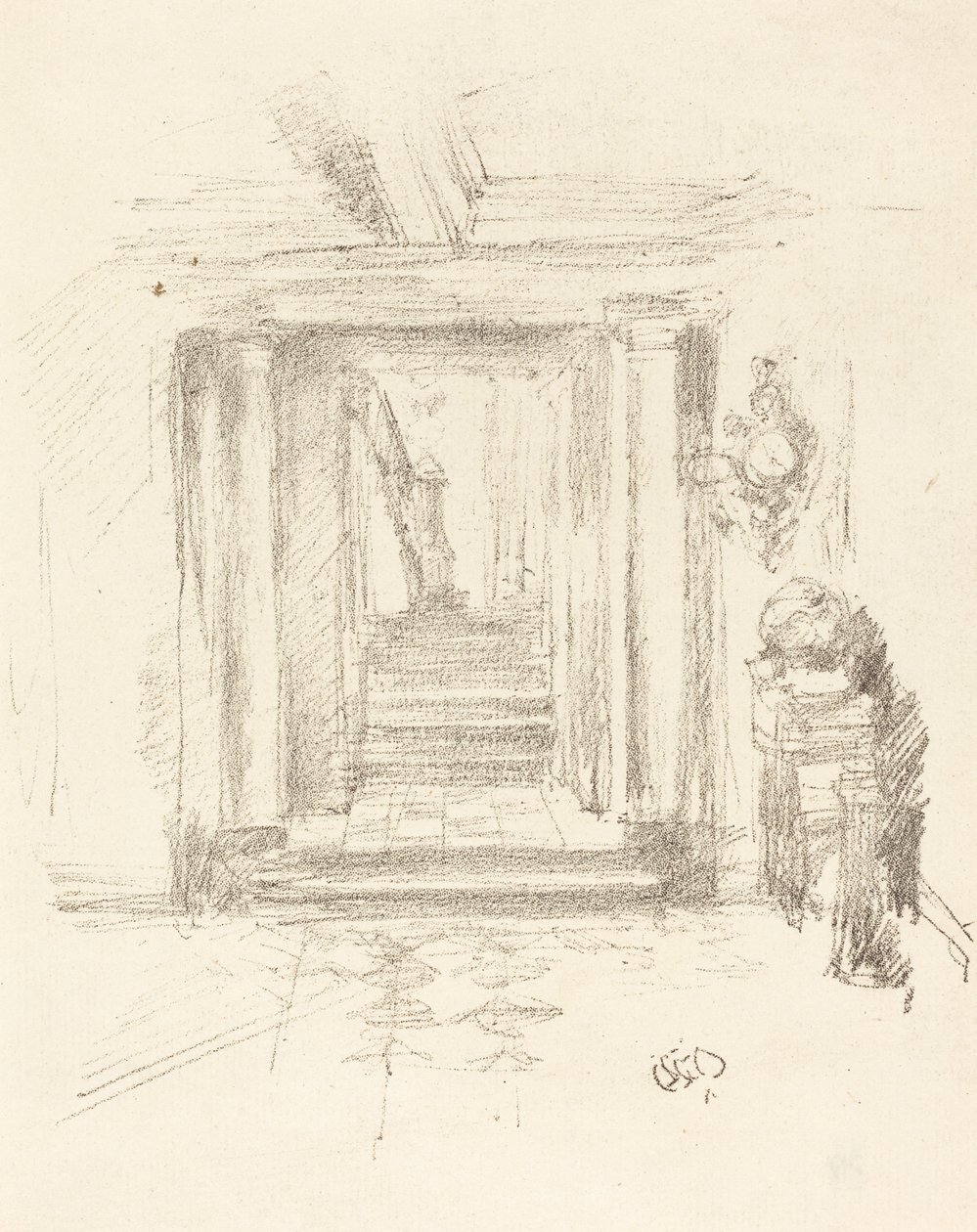 Merdiven, 1891. by James Abbott McNeill Whistler