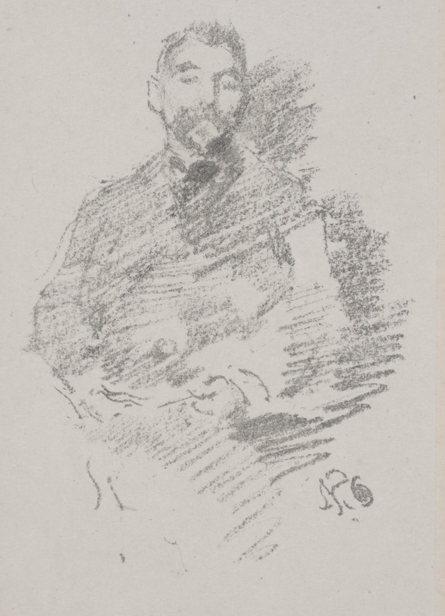 Stephane Mallarme by James Abbott McNeill Whistler