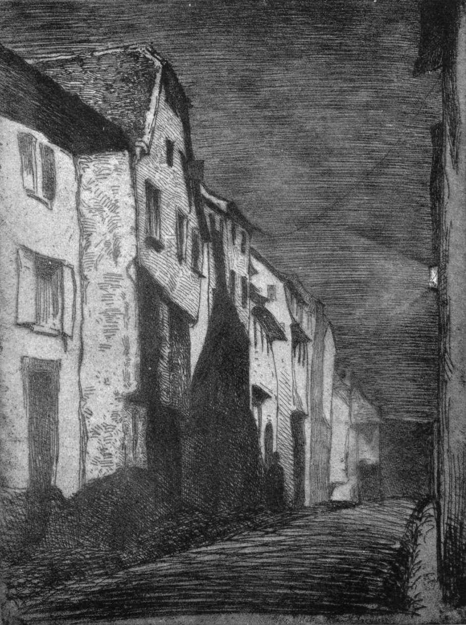 Saverne Caddesi, 1858, 1903 by James Abbott McNeill Whistler