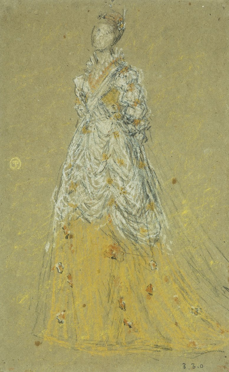 Ten Rengi ve Pembe Senfoni Çalışması by James Abbott McNeill Whistler